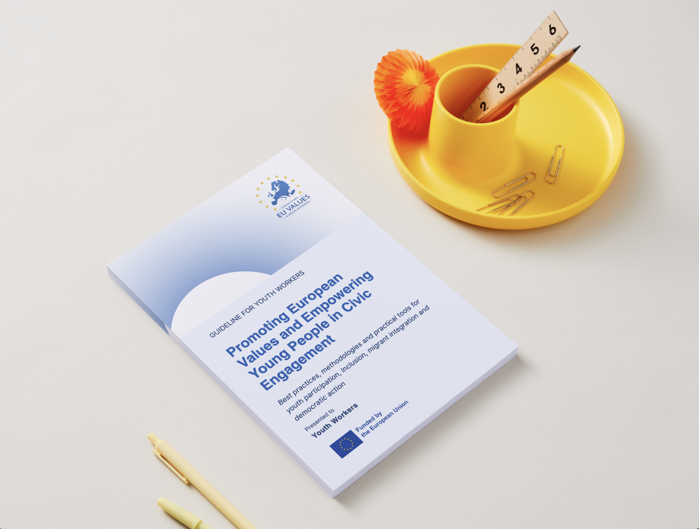 Guide pour les travailleurs de jeunesse : valeurs européennes et engagement citoyen